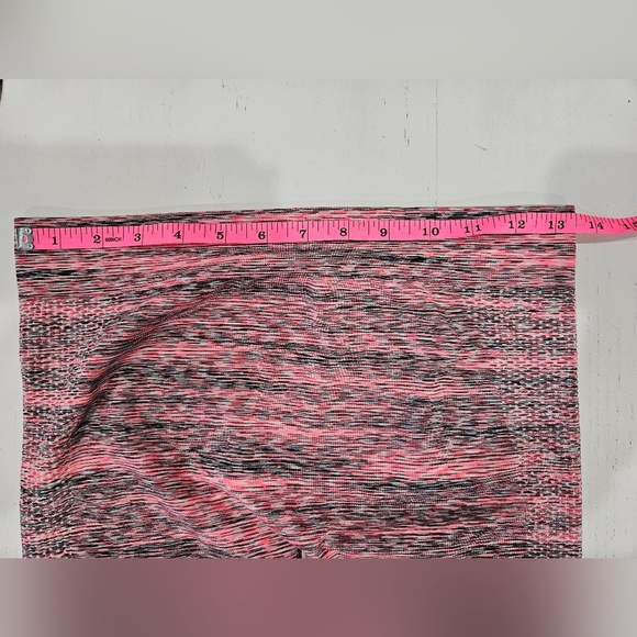 Workout Compression Set. Top & Bottom. Size Small. Pink Space Dye Long Sleeve - Picture 6 of 6